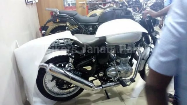 Bocoran motor Royal Enfield bergaya Scrambler (Foto: dok. Zigwheels)