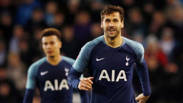 Penyerang Spurs, Fernando Llorente. (Foto: Reuters/Carl Recine)
