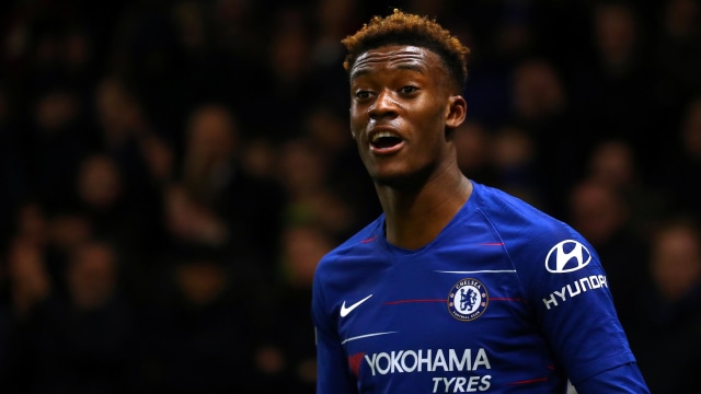 Pemain Chelsea, Callum Hudson-Odoi. Foto: REUTERS/Hannah McKay