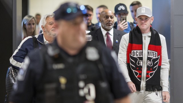 Wayne Rooney baru bergabung dengan DC United. (Foto: Zach Gibson/AFP)
