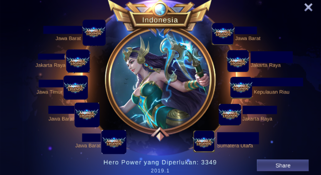 Street Leaderboard di game 'Mobile Legends'. (Foto: Moonton)