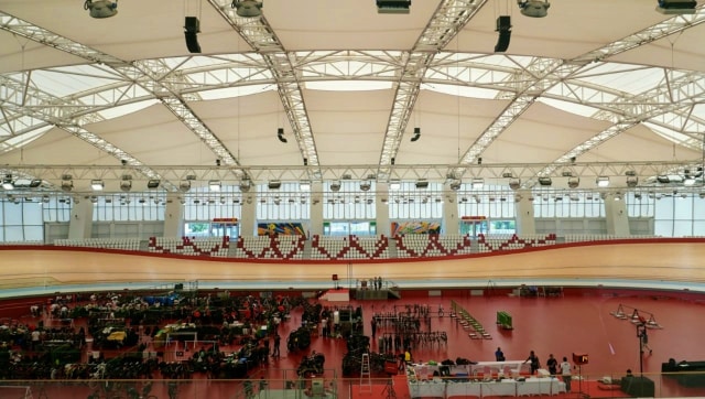 Suasana di Velodrome Rawamangun, Jakarta. (Foto: Nugroho Sejati/kumparan)