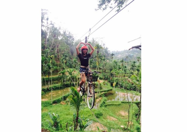 Wahana di Gianyar ini Sajikan Sensasi Bersepeda di Ketinggian