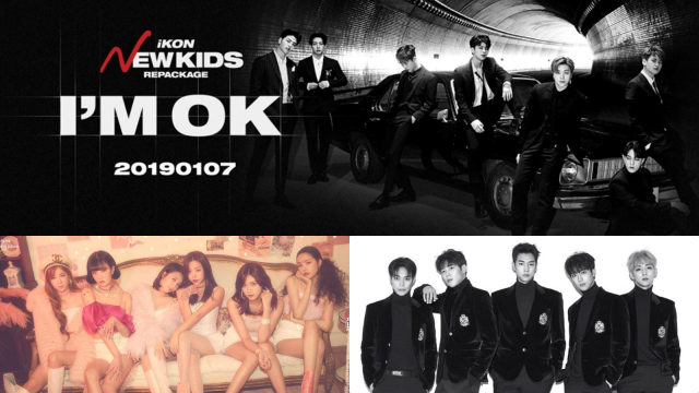 Idola K-Pop comeback 7 Januari 2019. (Foto: Berbagai Sumber)