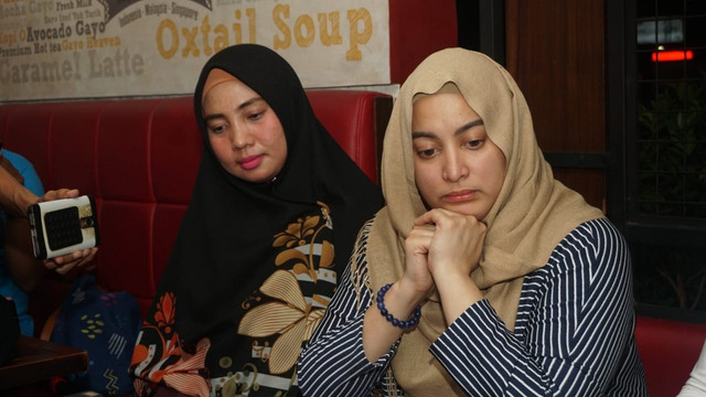Jane Shalimar saat konferensi pers tentang kasus porstitusi yang menimpa Vanessa Angel di Kalibata City, Jakarta, Senin (7/1/2019). (Foto: Irfan Adi Saputra/kumparan)