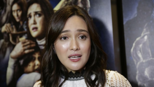 Shandy Aulia saat hadir di preskon film Perjanjian Dengan Iblis di CGV Grand Indonesia Jakarta Senin (07/01/2019).  (Foto: Ronny/kumparan)