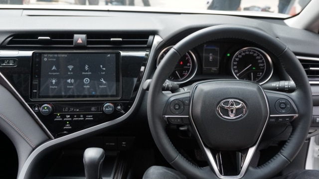 Interior All New Camry 2019. (Foto: Iqbal Firdaus/kumparan)
