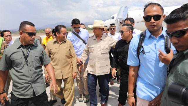 Capres Prabowo Subianto di Sulawesi Tengah. (Foto: Dok: Tim Media Prabowo)