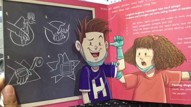 Buku Anak Siaga Hansaplast (Foto: Nanda Saputri)