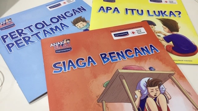 Salah satu isi dari buku Anak Siaga Hansaplast (Foto: Nanda Saputri)