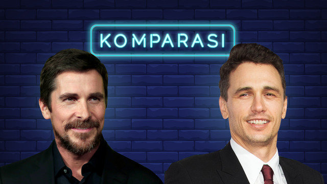 Membandingkan Christian Bale dan James Franco (Foto: REUTERS)
