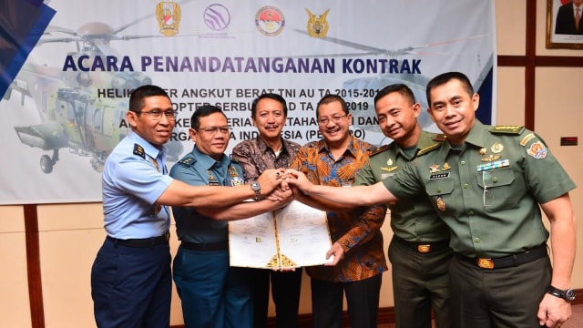 PTDI dapat kontrak pengadaan 17 Helikopter untuk TNI AD dan TNI AU. (Foto: Dok. PT DI)