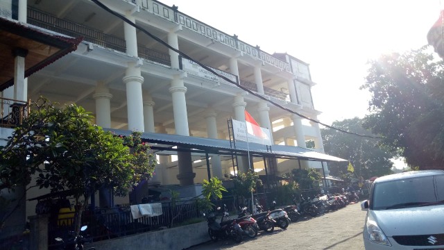 Shelter Tsunami di Denpasar, Bali. (Foto: Denita/kumparan)
