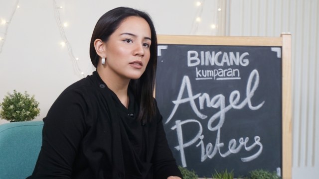Angel Pieters saat berkunjung ke kantor kumparan Jalan Jati Murni No 1A, Jati Padang, Jakarta. (Foto: Dicky Adam Sidiq/kumparan)
