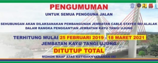 2 Tahun Jembatan Ditutup, Macet Parah Mengancam Banjarmasin Utara