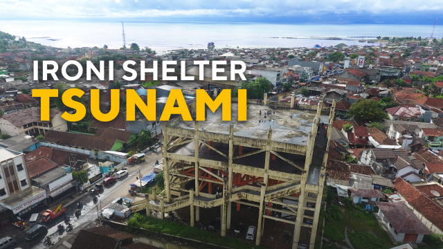 Ironi Shelter Tsunami (Foto: Dok. Irfan Adi Saputra)