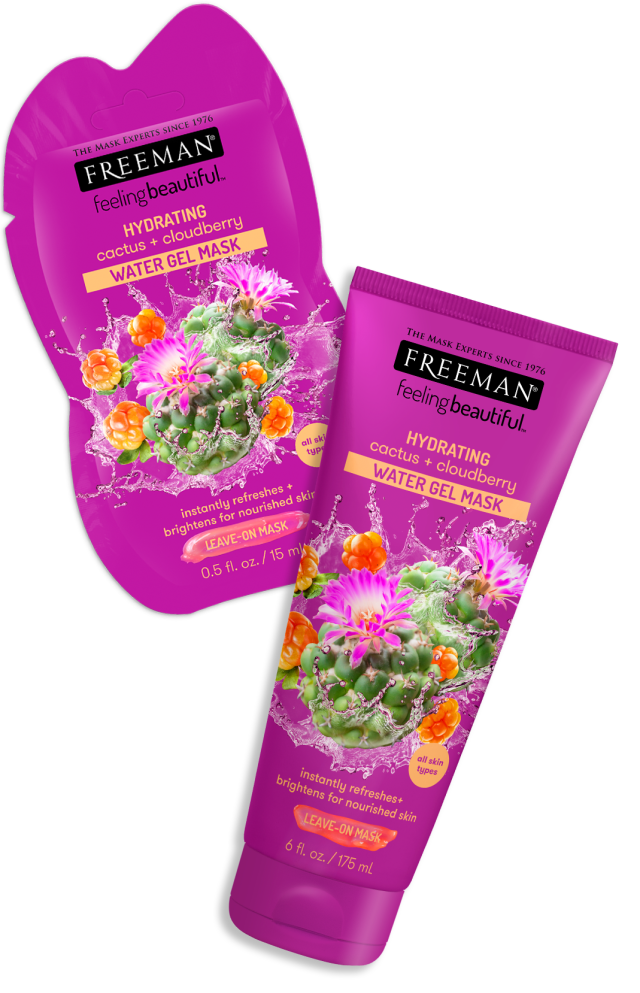 Freeman Hydrating Catus & Cloudberry Water Gel Mask. (Foto: dok. Freeman)