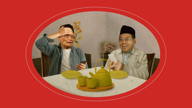 Ilustrasi "Dakwah Garis Lucu NU-Muhammadiyah" (Foto: Herun Ricky/kumparan)
