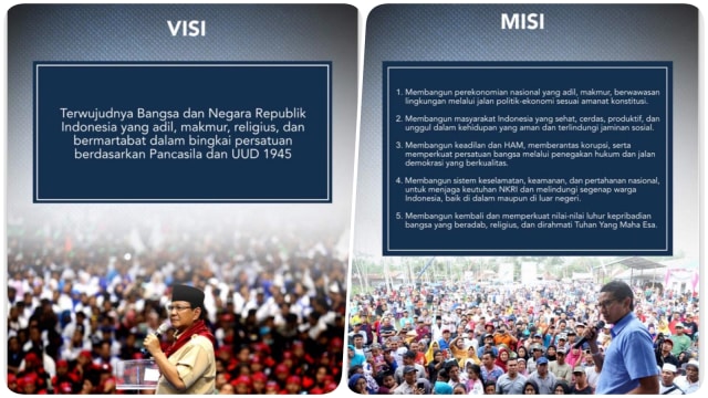 Visi Misi baru kampanye calon presiden nomer urut 02, Prabowo- Sandi. (Foto: Dok. tim kampanye Prabowo- Sandi)