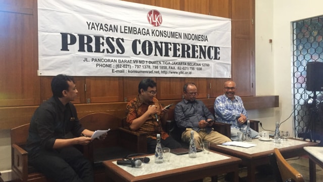 Konferensi Pers YLKI Soal Cukai Rokok. (Foto: Abdul Latief/kumparan)