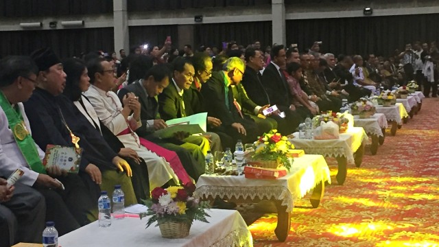 Suasana perayaan natal yang digelar oleh Pemprov DKI di Ancol. (Foto:  Moh Fajri/kumparan)