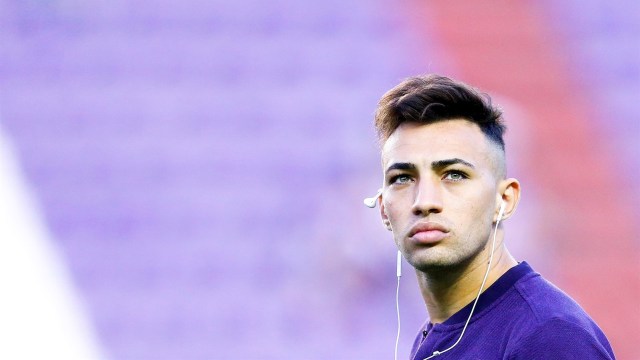 Munir El Haddadi saat masih memperkuat Barcelona. (Foto: AFP/Benjamin Cremel)