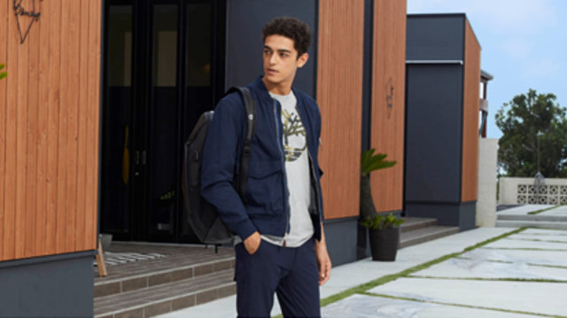 Jaket hujan. (Foto: Dok. Timberland)