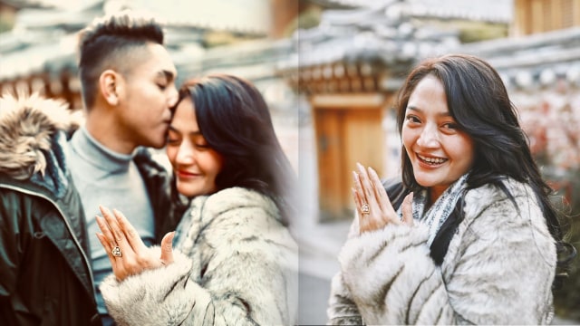 Siti Badriah Dilamar Kekasih (Foto: IG @sitibadriahh)