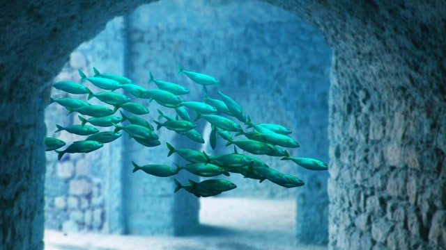 Ilustrasi Atlantis. (Foto: Pixabay)