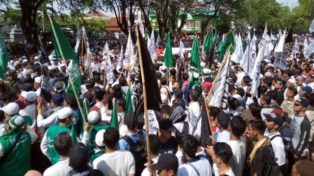 Massa tablig PA 212 di Solo (Foto: Dok. kumparan)