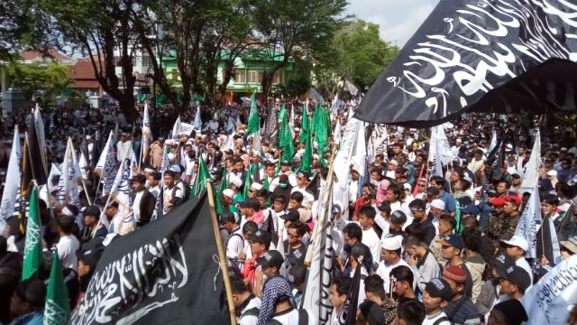 Massa  tabligh PA 212 di Solo (Foto: Dok. kumparan)