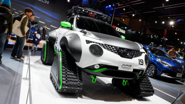 Tampilan gahar Nissan Juke Personalization Adventure Concept (Foto: Aditya Pratama Niagara/kumparanOTO)