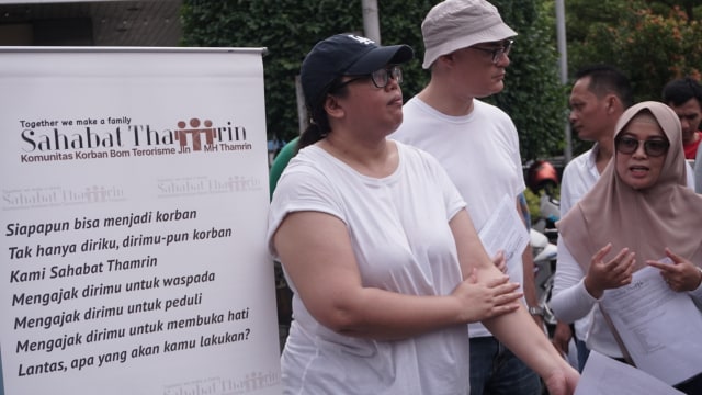 Pesan harmoni dalam perbedaan yang disampaikan oleh Sahabat Thamrin di Jakarta, Minggu (13/1). (Foto: Jamal Ramadhan/kumparan)