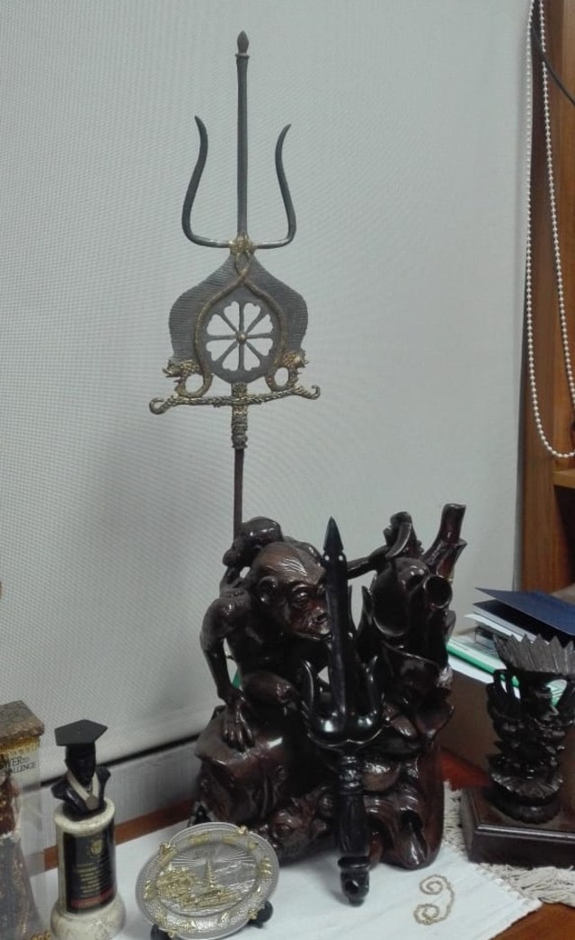 Klaim bukti peninggalan Atlantis di Indonesia. (Foto: Dok. Ahmad Yanuana Samanto)