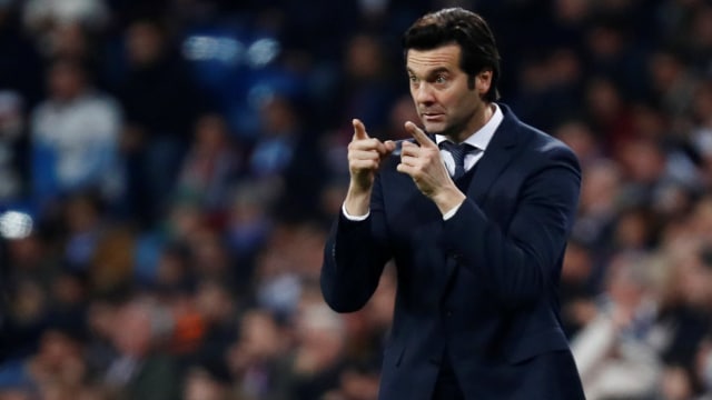 Pelatih Real Madrid, Santiago Solari. (Foto: REUTERS/Juan Medina)