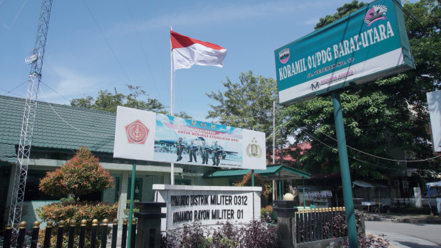 Markas Koramil 01 Padang Barat/Utara. (Foto: Jafrianto/kumparan)