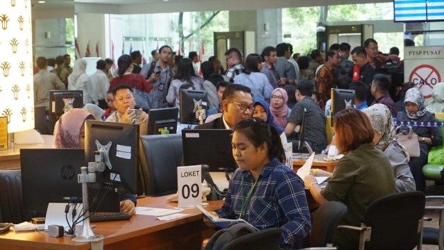 Suasanan pelayanan OSS di Kantor BKPM. Foto: Yudhistira Amran Saleh/kumparan
