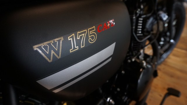 Varian warna baru Kawasaki W175 Cafe.  (Foto:  Fanny Kusumawardhani/kumparan )