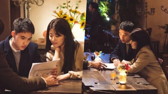 D.O dan Nam Ji Hyun di drama Eunjoo's Room. (Foto: Olive)