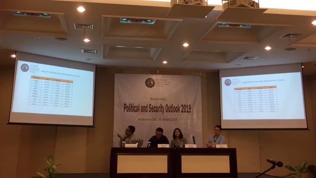Media Briefing CSIS bertema “Political and Security Outlook 2019”. (Foto: Andreas Ricky Febrian/kumparan )