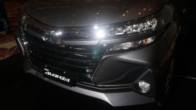 Tampilan depan  Toyota New Avanza dalam Launching New Avanza and New Veloz di Fairmont Hotel  Jl. Asia Afrika No. 8, Gelora Bung Karno, Jakarta Pusat (Foto: Fanny Kusumawardhani/kumparan)