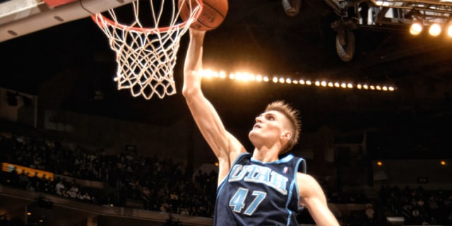 Aksi Andrei Kirilenko bersama Utah Jazz (Foto: NBA)