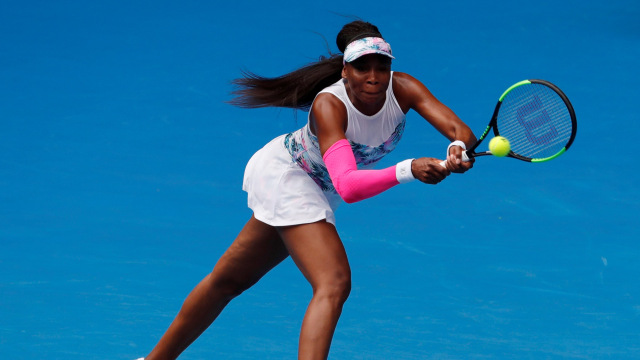 Venus Williams di babak pertama Australia Terbuka 2019. (Foto: REUTERS/Kim Kyung-Hoon)