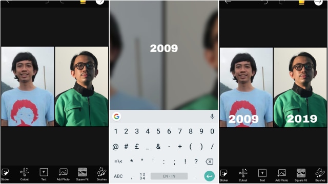 Cara Mudah Bikin Foto Kolase Buat #10YearChallenge di Instagram (Foto: Bianda Ludwianto/kumparan)