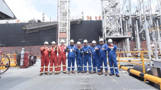 Pertamina Lifting Perdana Minyak Mentah Chevron di Blok Rokan. Foto: Dok. Pertamina