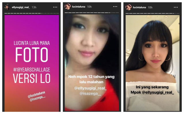 Ditantang #10yearchallenge, Lucinta Luna Akhirnya Perlihatkan Foto Jadulnya (1)