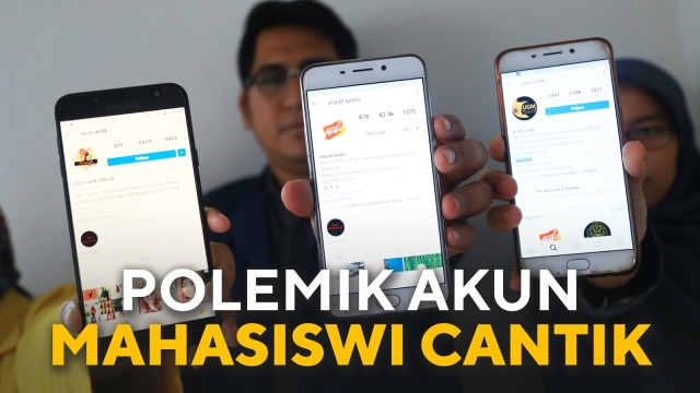 Polemik Akun Mahasiswi Cantik. (Foto: Aditia Noviansyah/kumparan )