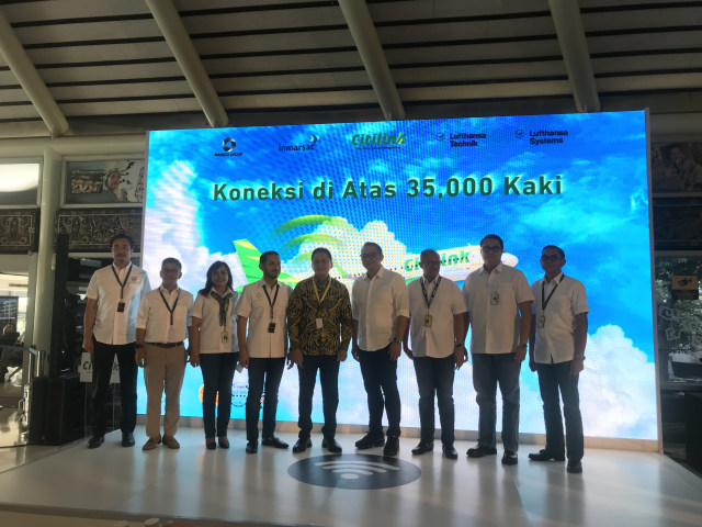 Peluncuran Inflight Wi-Fi Citilink. (Foto: kumparan/Toshiko Potoboda)