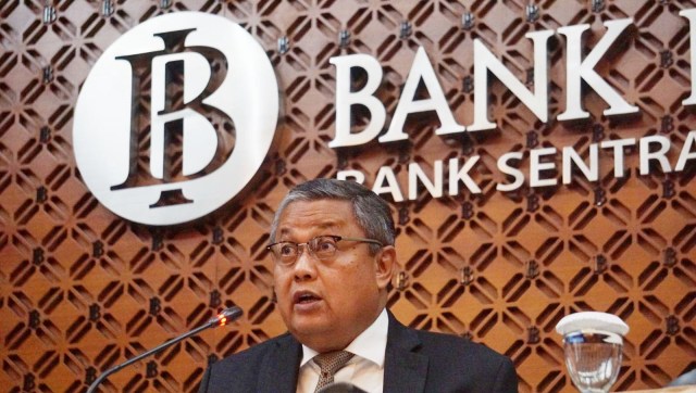 Konferensi pers oleh Gubenur BI, Perry Warjiyo mengenai hasil Rapat Dewan Gubernur BI bulan Januari 2019, Jakarta, Kamis (17/1/2019). (Foto: Irfan Adi Saputra/kumparan)