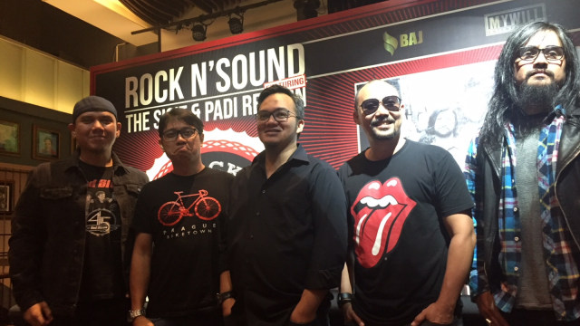 Konferensi Pers Rock N Sound yang dihadiri oleh personel Padi dan The Sigit. (Foto: Andrian Gilang Khrisnanda/kumparan)
